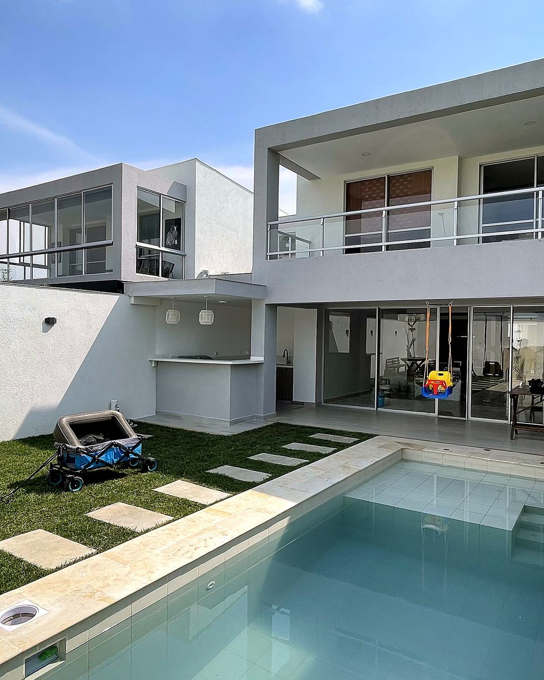 Patio construido