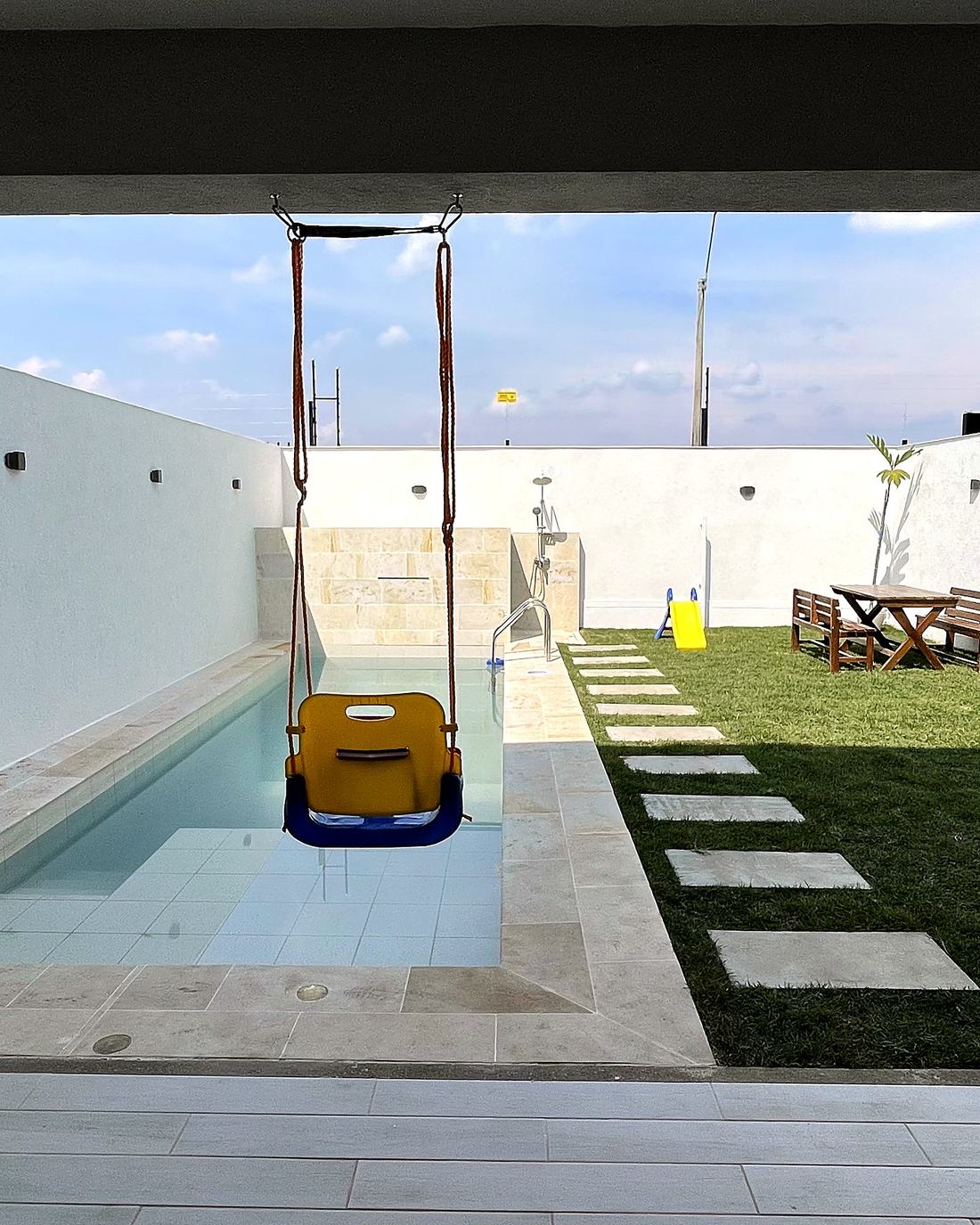Piscina construida